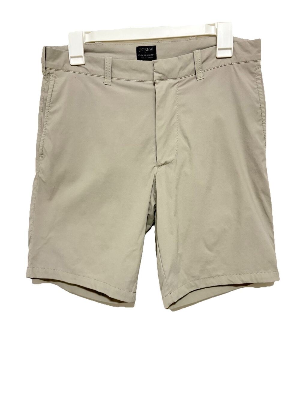 J.Crew Gramercy Flex Shorts Mens 31 Khaki Stretch Performance Chino